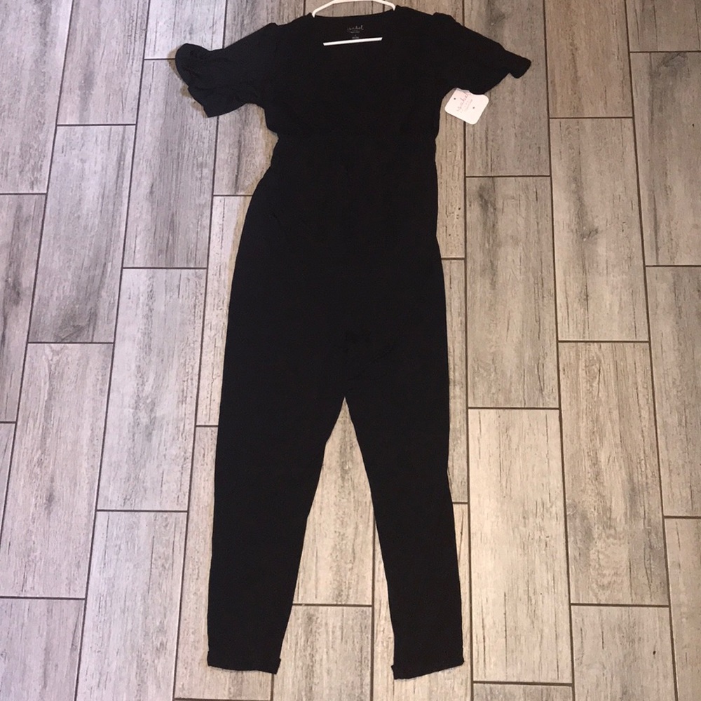 Maternity Small black jumpsuit.